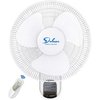 Simple Deluxe Heavy Duty Quiet Stainless 16-Inch Digital Wall Mount Oscillating Fan w/ Remote HIFANXWALLDIGIT